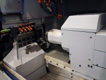 Seven axis sliding head Cnc lathe