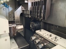 Five axis sliding head Cnc lathe