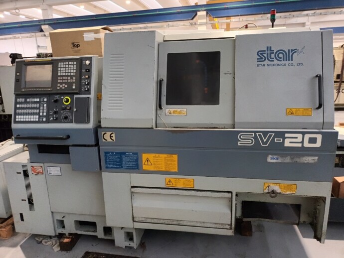 Seven axis sliding head Cnc lathe Star SV-20