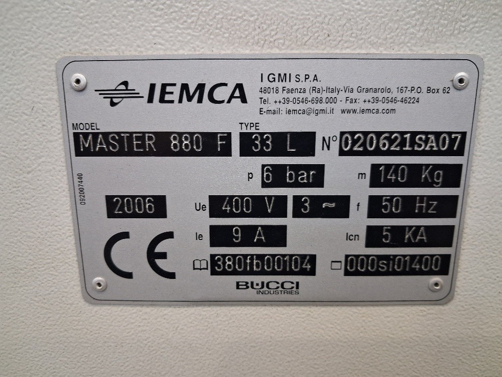 Caricatore di barre Iemca MASTER 880F-E